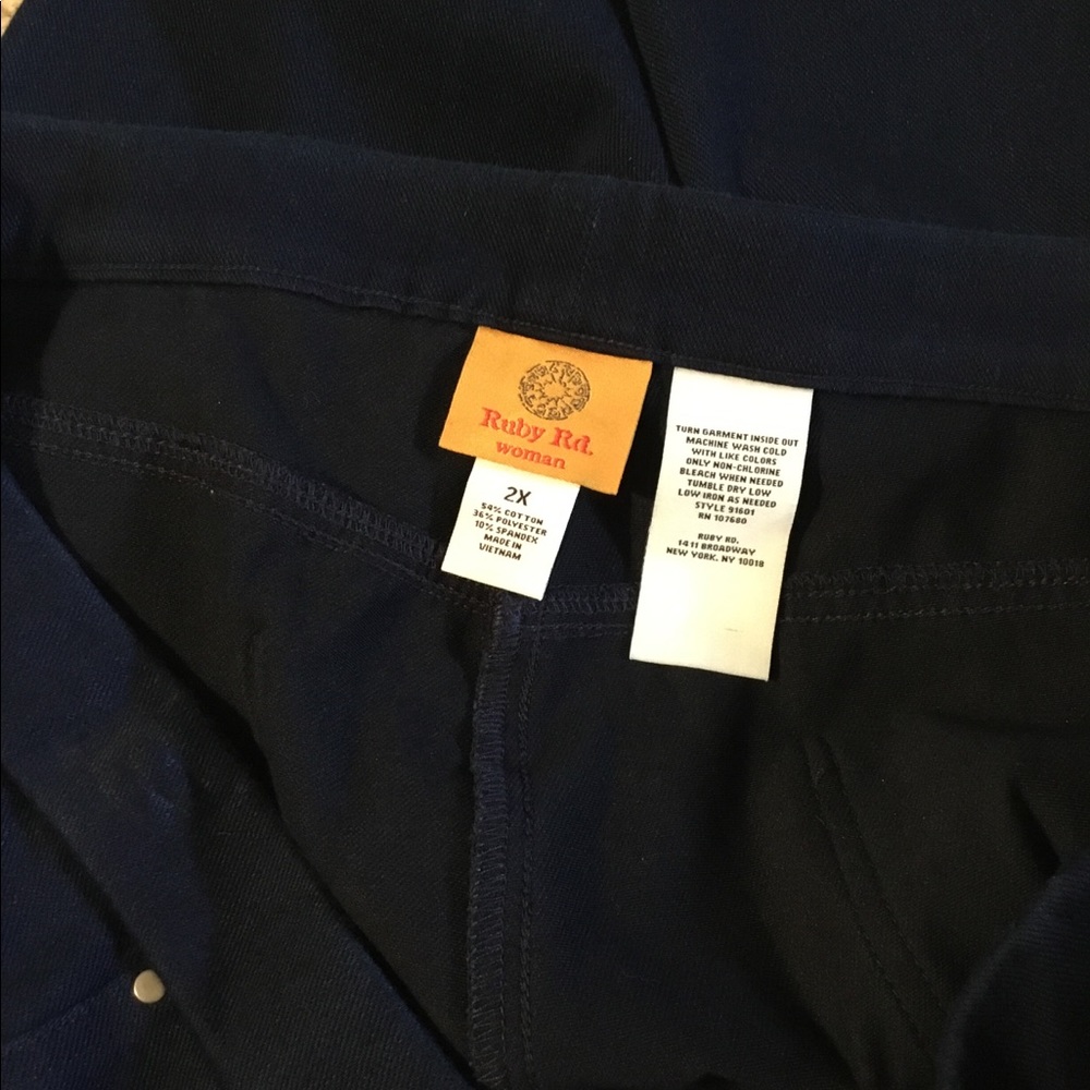 NWT Ruby Rd Blue Jeans Size 2X - Picture 3 of 3